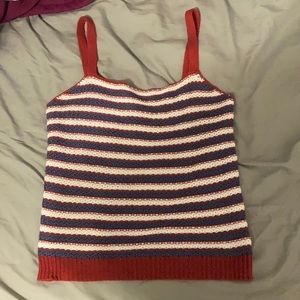 Sweater Material Tank Top